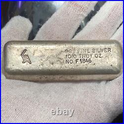 Golden Analytical GA 10 oz Silver Bar #F1846.999 Fine
