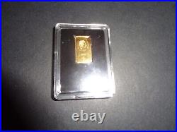 Harry Potter limited gold bar coin 0.5g. 999 fine gold 2020 Albus Dumbledore