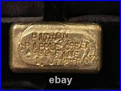 Historic BITRON MINING CRIPPLE CREEK COLORADO Gold Bar 1.072 Troy oz. 999 Fine