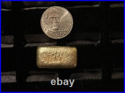 Historic BITRON MINING CRIPPLE CREEK COLORADO Gold Bar 1.072 Troy oz. 999 Fine