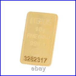 IGR 10 Gram 999.9 Fine Gold Bar Istanbul Gold Refinery Certified Assayer