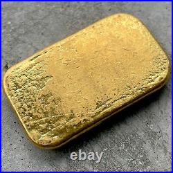 Johnson Matthey London 100 Gram Gold Poured Bar 3.215 oz. 9999 Fine
