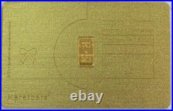 Karatbars Gold 1 Gram 999.9 Fine Bar In Happy Birthday Metal Credit Card