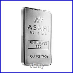 Lot of 20 1 oz Asahi Silver Bar. 999 Fine