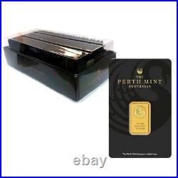 Lot of 2 10 gram Perth Mint Gold Bar. 9999 Fine (In Assay)