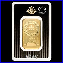 Lot of 2 Gold 1 oz RCM Royal Canadian Mint Gold. 9999 Fine Sealed In Assay Bars