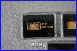 Lot of 3.9999 Fine Gold. 3g Bars Each Angela M Buchanan 37th US Treasurer