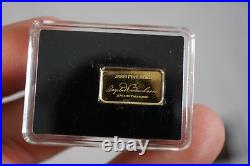Lot of 3.9999 Fine Gold. 3g Bars Each Angela M Buchanan 37th US Treasurer