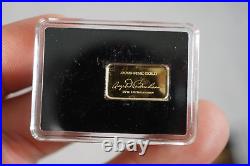Lot of 3.9999 Fine Gold. 3g Bars Each Angela M Buchanan 37th US Treasurer