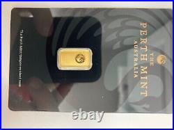 Lot of 4 1 gram Gold Bar 999.9 Fine in Sealed Assay
