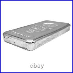 Lot of 5 1 Kilo Emirates Gold Silver Cast Bar. 999 Fine (withAssay)