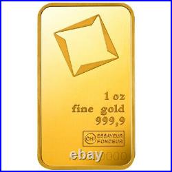 Lot of 5 1 oz Gold Bar Valcambi Suisse. 9999 Fine (In Assay)
