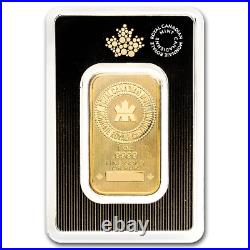 Lot of 8 Gold 1 oz Random Brand. 9999 fine Gold Bars in Sealed Assay Cards