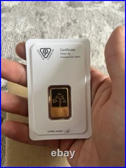 Metalor 5g Gold Bar Pure 24ct 999.99 5 gram NEW Bullion Investment Gold 24k Fine