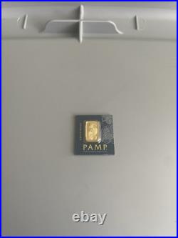 PAMP Suisse 1 Gram Fine Gold Bar 999.9 Certified Sealed Assay Lady Fortuna PAMP Suisse 1 Gram Fine Gold Bar 999.9 Certified Sealed Assay Lady Fortuna