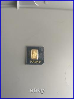 PAMP Suisse 1 gram Gold Bar 999.9 Fine Lady Fortuna PAMP Suisse 1 gram Gold Bar 999.9 Fine Lady Fortuna