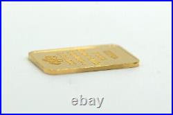 PAMP Suisse Lady Fortuna 1 Ounce Fine Gold 999.9 Pure 24K Yellow Gold Bar Solid