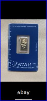 PAMP Suisse Rosa 2.5 gram. 9999 Fine Gold Bar Sealed Assay Card