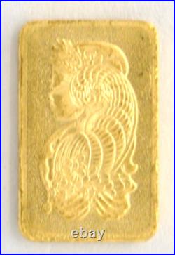 Pamp Suisse Essayuer Fonduer Fortuna Design 1 Gram. 999 Fine Pure Gold Bar Pamp Suisse Essayuer Fonduer Fortuna Design 1 Gram. 999 Fine Pure Gold Bar