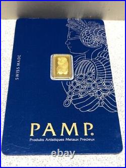 Pamp Swiss Suisse 1g Fine Gold 999.9 Bar