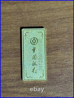 RARE 10 gram Gold Bar 999.9 Fine in Capsule With Assay Very Hard To find Bar