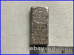 Rare 1976 Homestake Mining 4.01 Ozt 971.56 Fine Silver Bar Hmc Gold Stamp #1-134