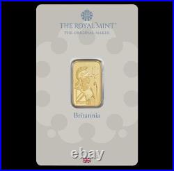 Royal Mint 5g Gold Bullion Bar 999.9 Fine Gold #6