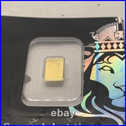 Scottsdale Mint 1 Gram. 9999 Fine Gold Prepper Bar In Certi-lock Assay Card