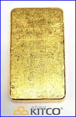 Swiss Bank Corporation 10 oz Fine Gold Poured bar 9999 Serial #350948