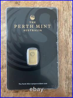 The Perth Mint Australia? 1 Gram Gold. 9999 Fine Bar 1g in Sealed Assay