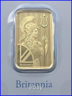 United Kingdom Royal Mint 5 Grams 999.9 Fine Gold Bar In Assay New