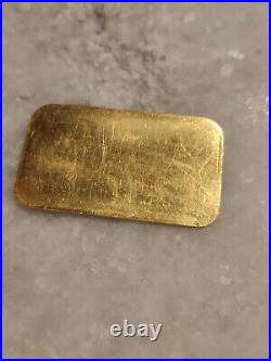 VINTAGE Engelhard Industries 25g Grams. 999 Fine Gold Bar Bullion Almost 1oz