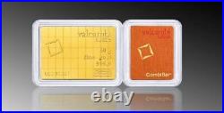 Valcambi 1gram Combibar. 999 Fine Gold Bar