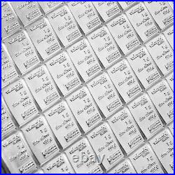Valcambi Suisse 100 Gram Silver CombiBar (100x1g with Assay). 999 Fine In Assay