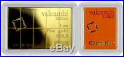 Valcambi Suisse 10 x. 1 oz Gold. 9999 Fine CombiBar Mini Bars SKU32347