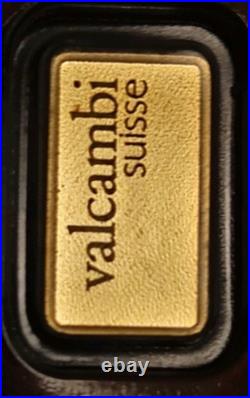 Valcambi Suisse 1 GRAM. 9999 Fine Gold Bar in Assay! FRACTIONAL GOLD Valcambi Suisse 1 GRAM. 9999 Fine Gold Bar in Assay! FRACTIONAL GOLD