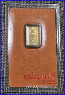 Valcambi Suisse 2.5 Troy Oz Gold Bar In Assay. 9999 Fine Gold! Swiss Gold Valcambi Suisse 2.5 Troy Oz Gold Bar In Assay. 9999 Fine Gold! Swiss Gold