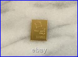 Valcambi Suisse Fine Gold 1 Gram Bar 9999 Gold Bullion Swiss Mint Combibar