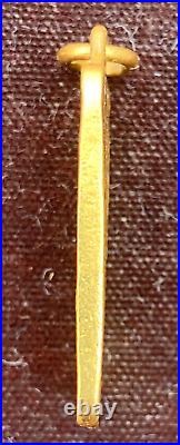 Vintage 1978 Credit Suisse 10g Fine Gold Bar Has Eyelet From Factory