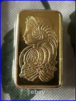 Vintage Credit Suisse Switzerland Gold 1/2 Oz. 9999 Fine Essayeur Fondeur Bar