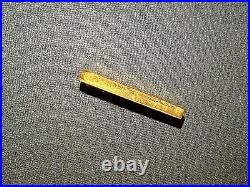 Vintage Degussa 10 Gram 999.9 Fine Gold Bar