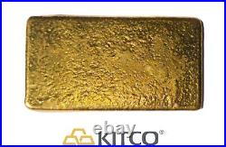 Vintage Engelhard 16.075 oz Fine Gold Poured bar 999 #160582