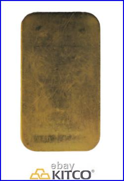 Vintage Engelhard 1 oz Fine Gold Minted bar 9999 Serial #004988