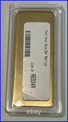Vintage Fort Knox 1 Kilo Fine Gold 999.9 Copy Large Bar Vintage Fort Knox 1 Kilo Fine Gold 999.9 Copy Large Bar
