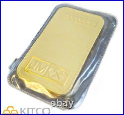Vintage Johnson Matthey 2 oz Fine Gold Minted Scotiabank bar 9999 #005558