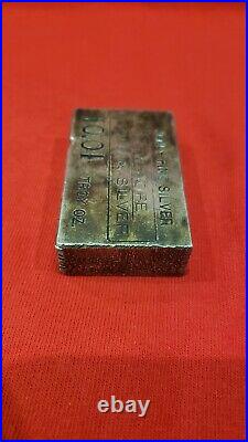 Vintage New Hope Gold And Silver 10.01 Troy Oz. 999 Fine Silver odd weight Bar