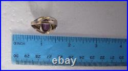 Vintage Soviet Sterling Silver 875 Ring Alexandrite, Women's Jewelry