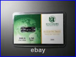 WOW! 5 X 1/10 Gram 5 PAK Gold Bar 24K 999Fine Gold Bullion Bar IN CERTCARDS A8 WOW! 5 X 1/10 Gram 5 PAK Gold Bar 24K 999Fine Gold Bullion Bar IN CERTCARDS A8