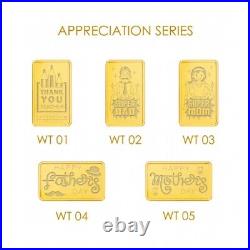 Wonderful Gold Bar Appreciation Series. 9999 Fine 24K